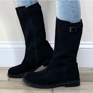 Lands' End Black Women's Suede Boots